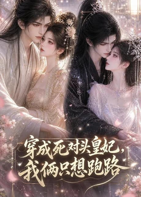 穿成死对头皇妃，我俩只想跑路海报