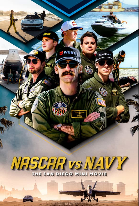 NASCAR对阵海军：圣地亚哥迷你电影海报