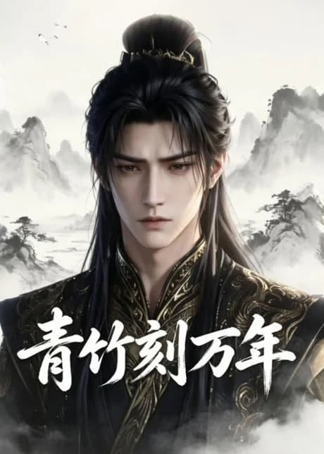 青竹刻万年海报