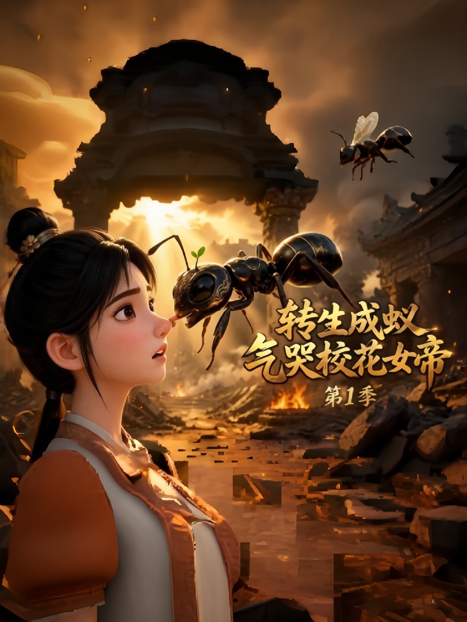 转生成蚁，气哭校花女帝 第1季海报