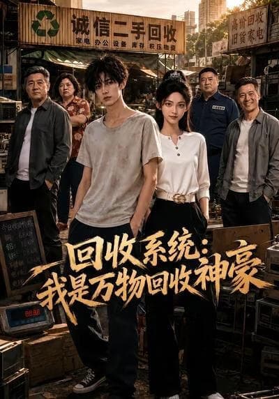 回收系统：我是万物回收神豪海报