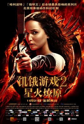 饥饿游戏2:星火燎原海报